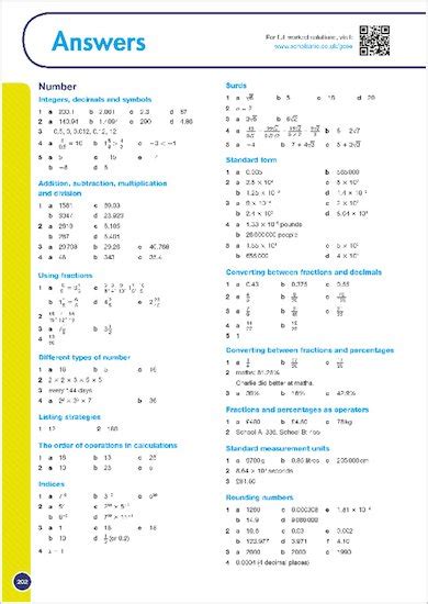 Gcse Grades 9 1 Maths Higher Revision Guide For Aqa Answers