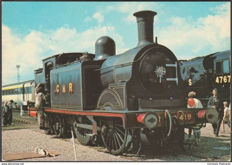 Caledonian Railway 0 4 4t Class 439 No 419 Etw Dennis Postcard For
