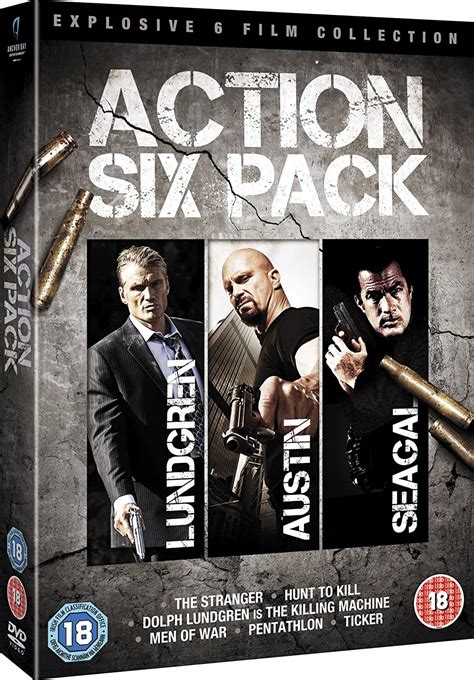 Action Six Pack Dvd Uk Steve Austin Marie Avgeropoulos