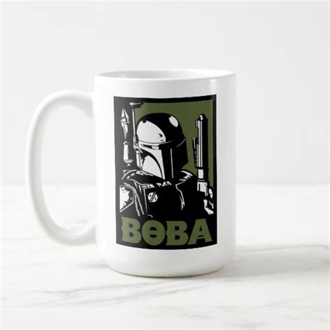 Boba Fett Green Poster Graphic Coffee Mug