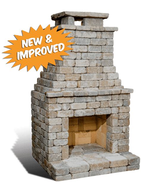 Diy Outdoor Fremont Fireplace Kit Makes Hardscaping Simple And Fast