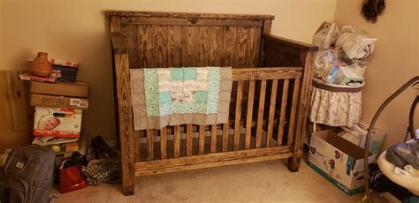 Rustic Handcrafted Baby Crib