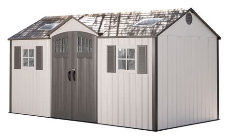 Lifetime 14 Ft 10 In W X 8 Ft D Metal Storage Shed And Reviews