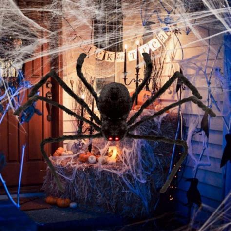 Realistic Hairy Giant Spider Real Large Fake Spiders For Halloween