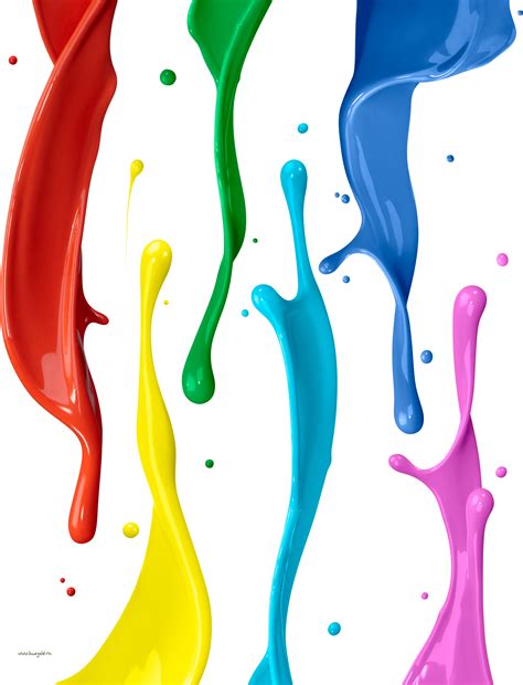Painting Color Clip Art Colour Splash On Wall Png Transparent Png