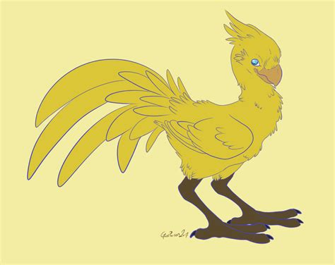 Final Fantasy Chocobo By Godspoison On Deviantart