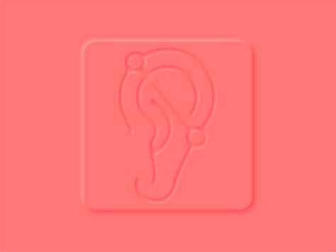 Line Ear Piercing Logo Graphic By Digitalpapersshop · Creative Fabrica