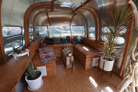 Inside Airstreamer Camper Ntwest