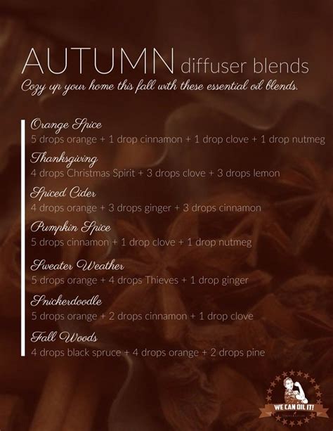 Blog We Can Oil It Autumn Diffuser Blends Diffuser Blends Homemade Reed Diffuser