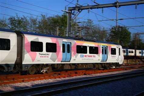 Govia Thameslink Railway Re Brands Trains To Support Nhs