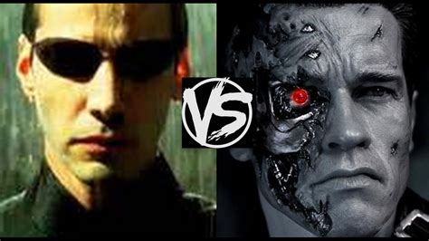 Neo Vs The Terminatorwhod Win The Fight A Matrix Versus Terminator