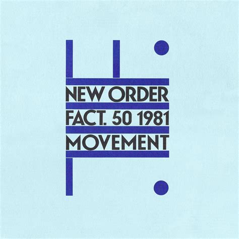 Movement By New Order Fonts In Use