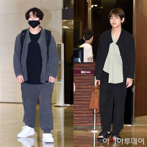 — bighit music (@bighit_music) may 3, 2021. 포토 방탄소년단 정국-뷔, 한복 전도사 - 아시아투데이