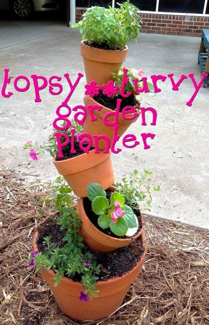 Our Topsy Turvy Garden Planter Planters Herb Garden Planter Garden