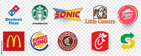 Top Logos QSR And Fast Casual Restaurant Apps By Downloads Chick Fil A Mcdonalds Starbucks