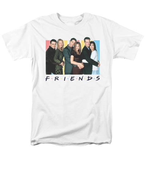 Friendscast Logo Classic Tv Show T Shirts Popfunk Friends Shirt