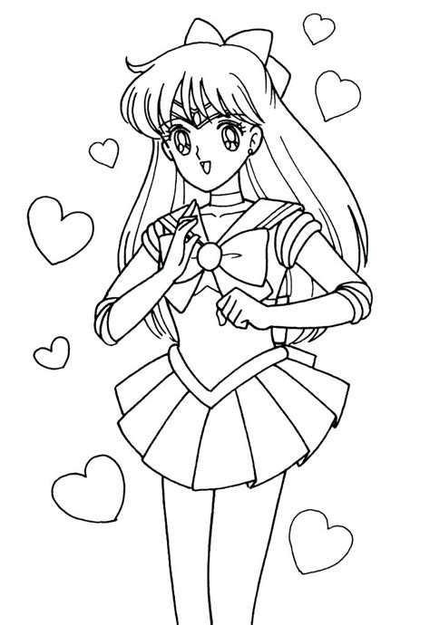 Sailor Moon Coloring Pages Learny Kids