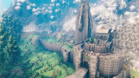 A Player In Valheim Is Building An In Game Version Of Helms Deep And