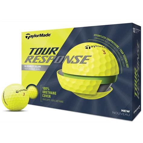 Taylormade Tour Response Golf Balls Yellow On Sale Carls Golfland