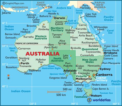 West Coast Australia Map