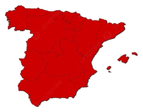Fundo Mapa De Espanha Mapa Político De Espanha Com As Várias Regiões Foto E Imagem Para Download