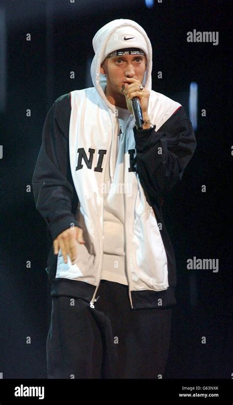 Eminem Mtv Awards Stock Photo 107033211 Alamy
