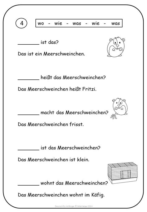 German For Beginners Worksheets