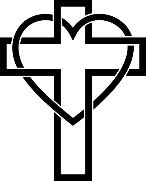 Heart Love Cross Svg Jesus Cross Svg Faith Svg Jesus