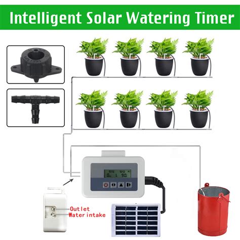Usb Drip Irrigation System Solar Power Intelligent Water Timing Drip
