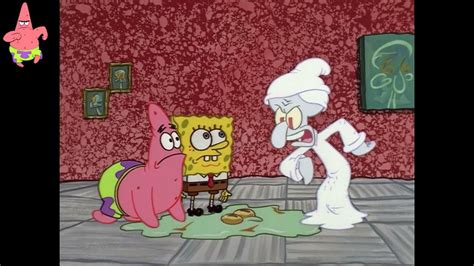Spooky Scary Ghost Squidward Scaring Spongebob And Patrick For 10 Hours