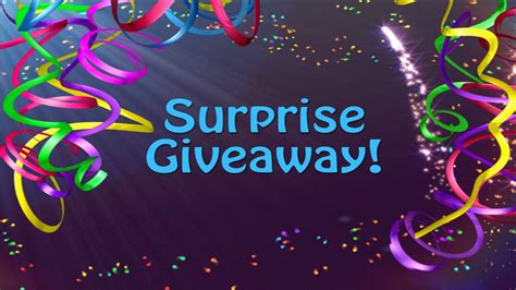 surprise giveaway youtube