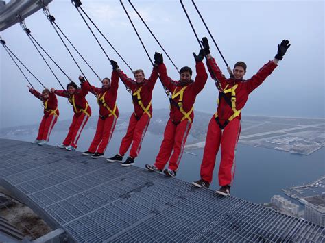 Toronto, on, canada while the cn tower's tallest indoor viewing spot is at the skypod (1,467ft), the edgewalk is. Me and a few coworkers did the CN Tower Sky Walk back in ...