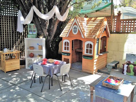 Our Outdoor Dramatic Area Outdoor Play Areas Dramatic Play Preschool