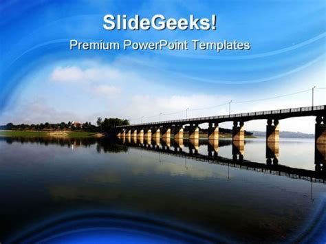 Bridge Over River Nature Powerpoint Templates And