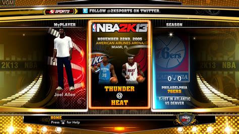 Nba 2k13 For Microsoft Xbox 360 The Video Games Museum