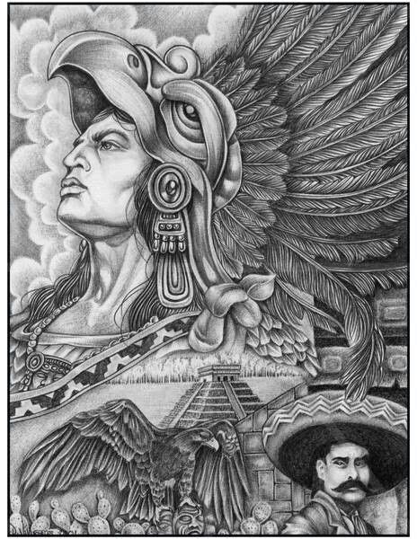 G Aztec Artwork Mexican Artwork Mayan Tattoos Mexican Art Tattoos
