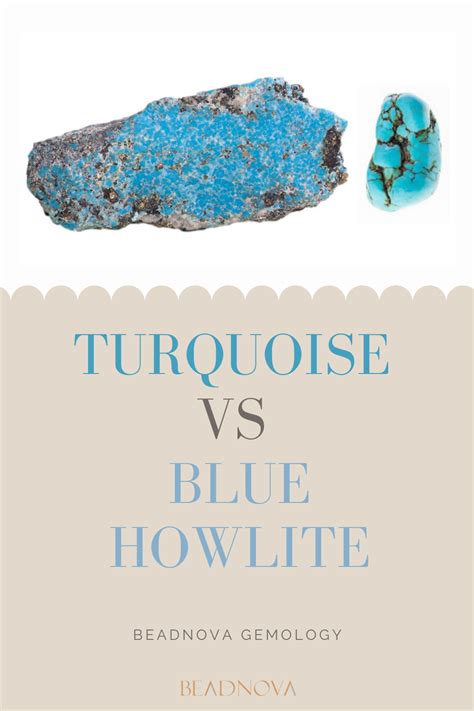 Turquoise Vs Blue Dyed Howlite Stone What S The Difference Beadnova