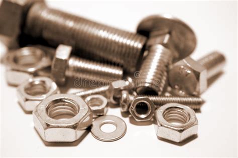 Nuts And Bolts Stock Photo Image Of Build Fasten Indoors 6358062