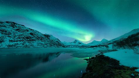 2560x1440 Lofoten Aurora Borealis Hd Norway 1440p Resolution Wallpaper
