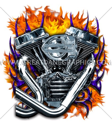 Flames Clipart Motorcycle Flames Motorcycle Transparent Free For