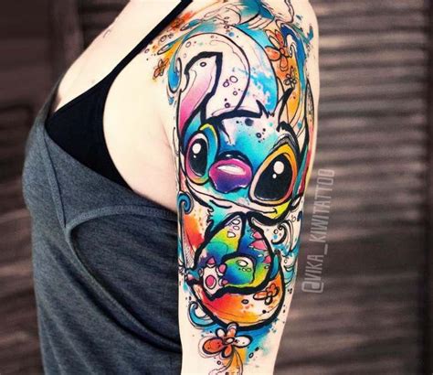 Stitch Tattoo By Kiwi Tattoo Post 25743 Disney Tattoos Stitch