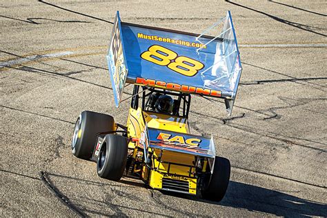 Watch We Go On Board With A Winged Sprint Car On Asphalt Hot Rod Network