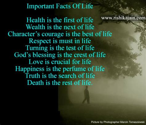 Important Facts Of Life Inspirational Quotes Pictures