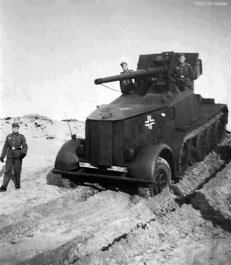 88mm Flak 18 On A Sdkfz 8 For Anti Tank Duties Rwwiipics