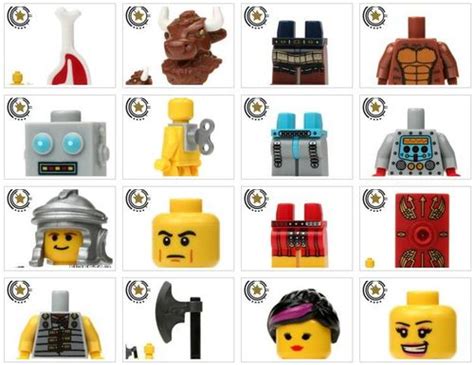 Lego Minifigures Series Parted Out Custom Lego Minifigures