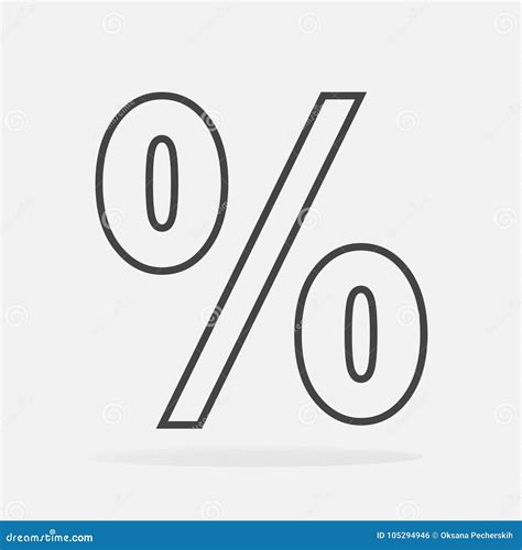 Vector Image Of The Percent Sign Vector Percent Illustration Stock