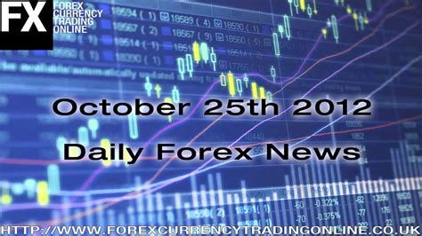 Daily Forex News October 25th 2012 Youtube