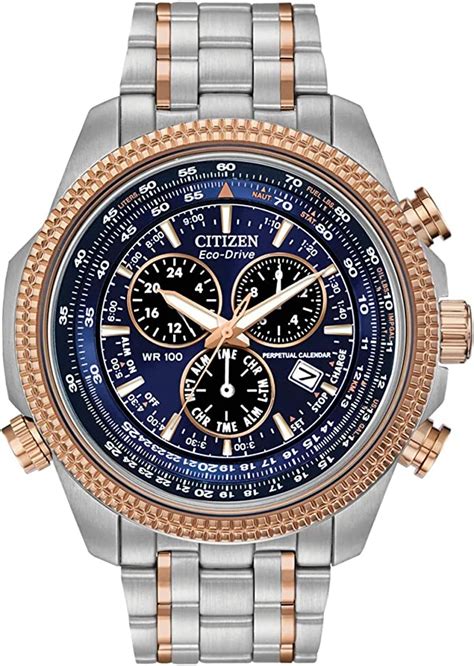 Citizen Mens Eco Drive Chronograph Two Tone Stainless