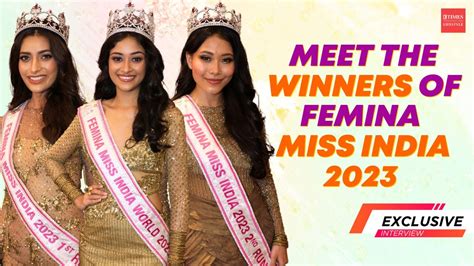 Meet The Winners Of Femina Miss India Nandini Gupta Shreya