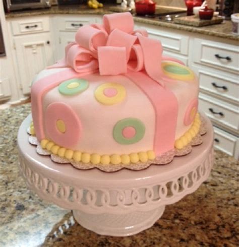 Pink Baby Shower Cake
